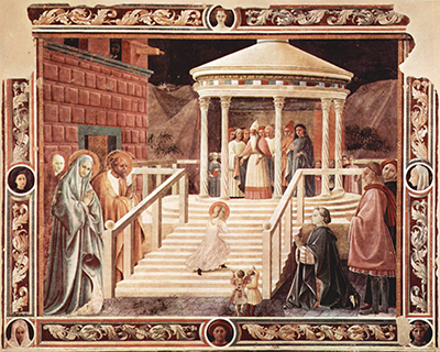 Scene Temple, Mary Paolo Uccello